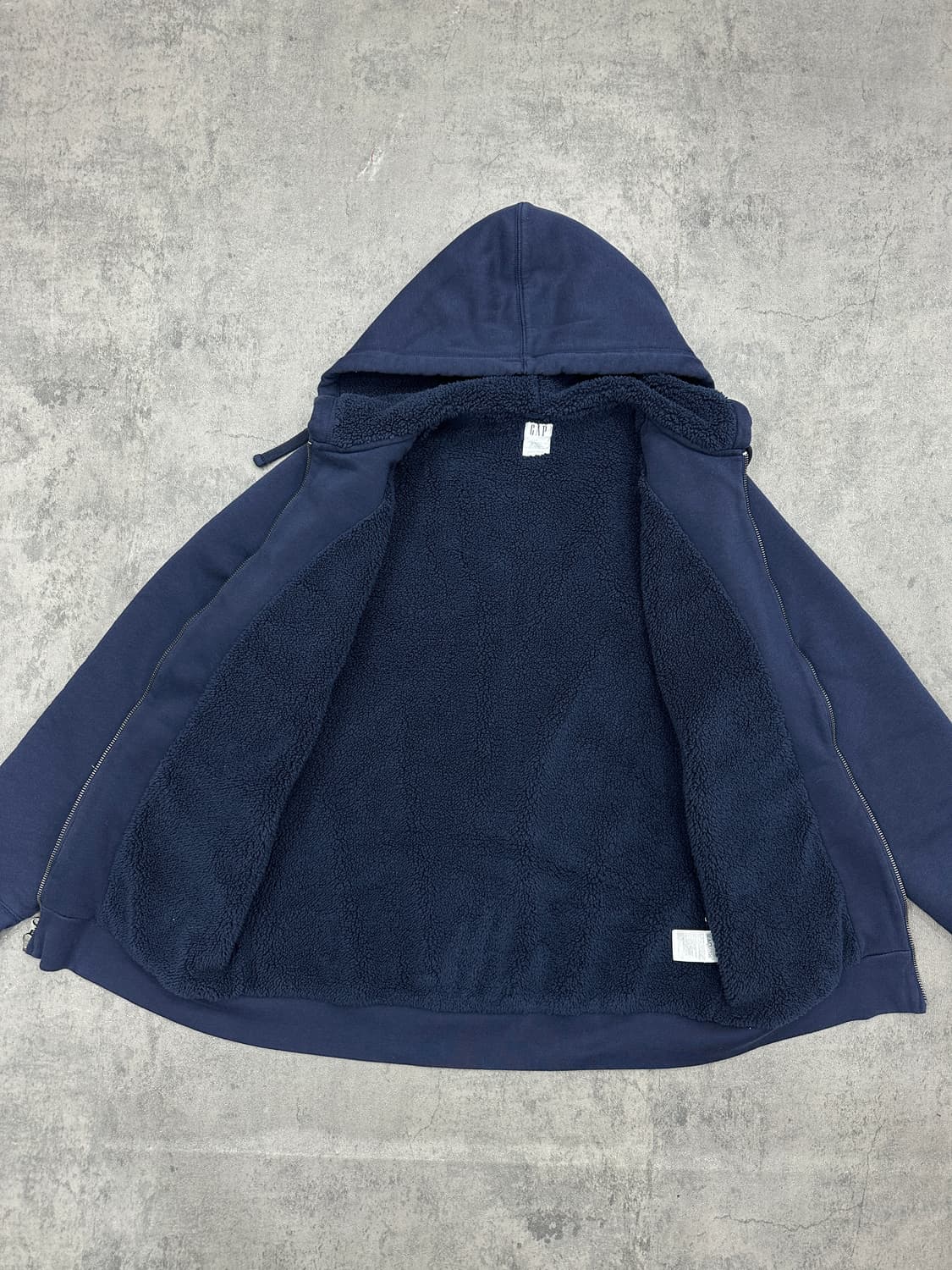 갭 보아털 네이비 후드집업L 상품이미지7