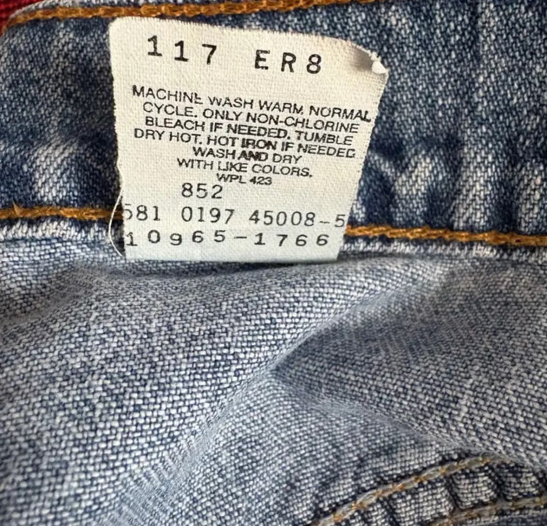 USA 90s, 리바이스 965 데님 팬츠 화이트탭 상품이미지7