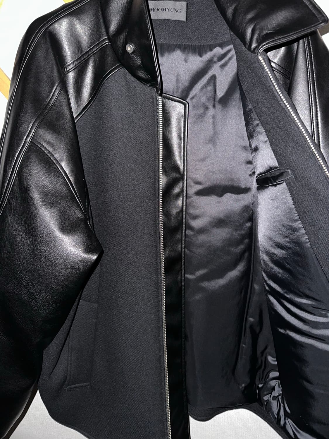 무명 레더 자켓 상품이미지3