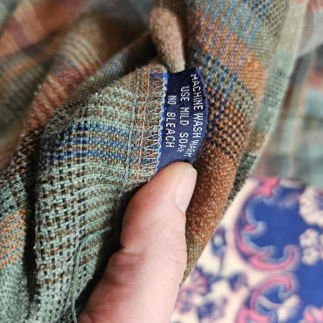 빅맨(BigMan) 90's 빈티지 체크 오버핏 셔츠 Free 상품이미지5