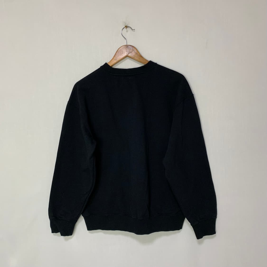 커버낫 빈티지 로고 맨투맨 블랙 L 남녀공용 상품이미지4