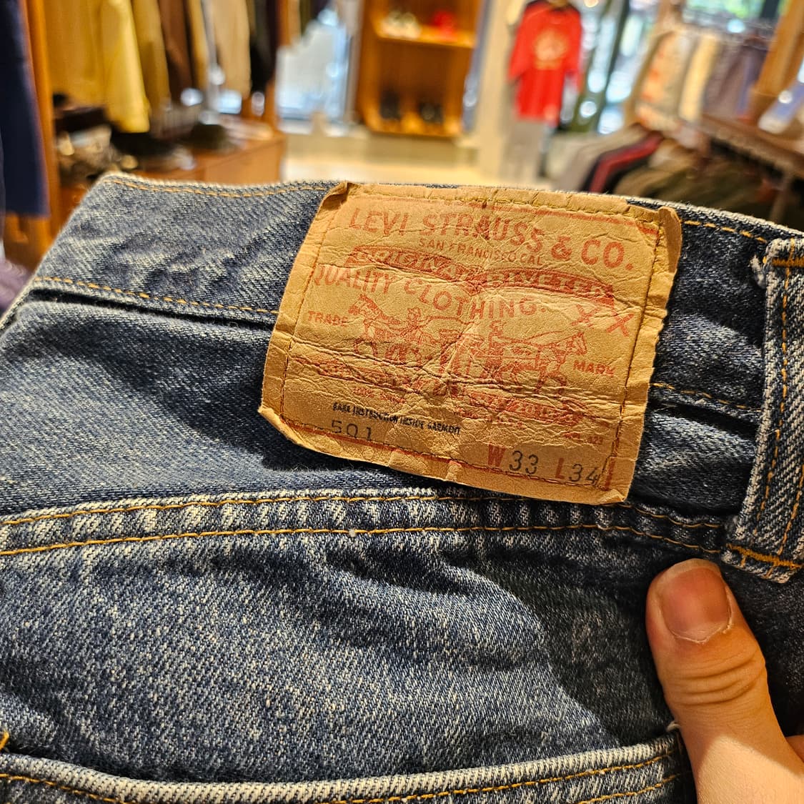 [31~32]리바이스 66전기 small e XX원단 상품이미지7