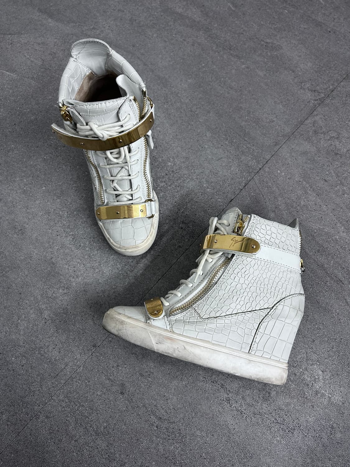 쥬세페자노티 파이톤 히든 웨지 하이탑 상품이미지1