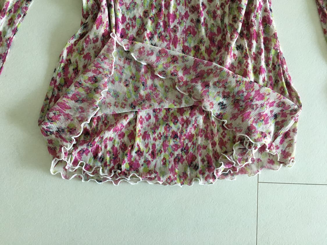 ditsy floral mesh top 상품이미지2