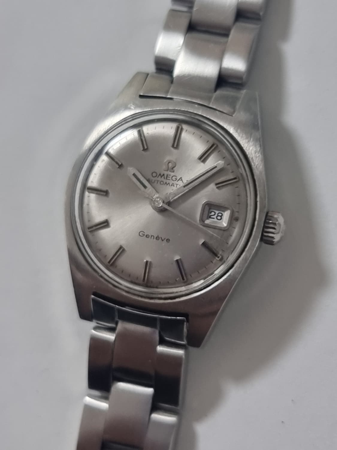 오메가 여성용 정품 빈티지 26mm 은장 시계 OMEGA 올제치 상품이미지2