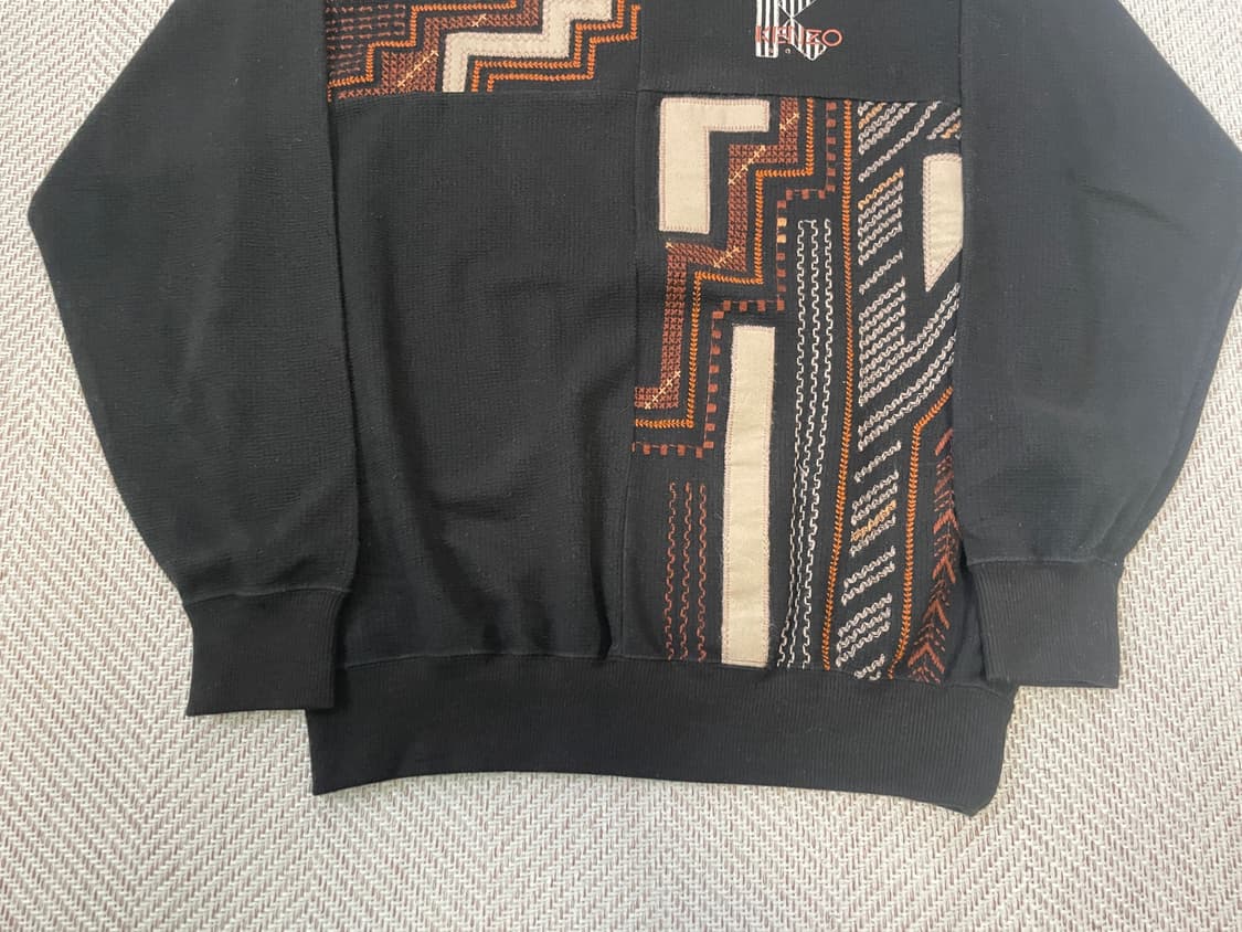 겐조 골프 패치워크 자수 니트 J03736 상품이미지2