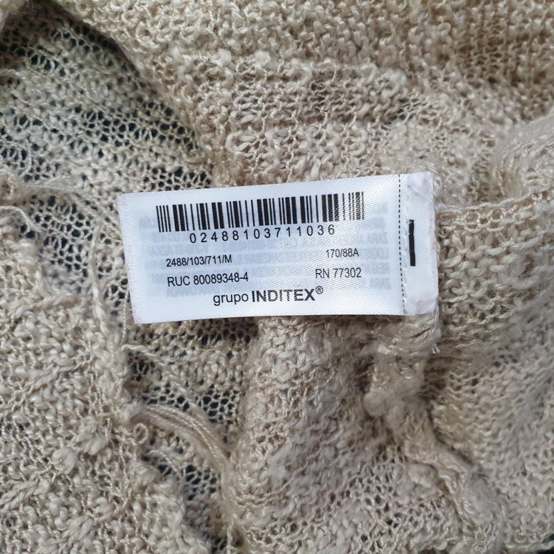 자라 언발란스 니트 M 상품이미지5