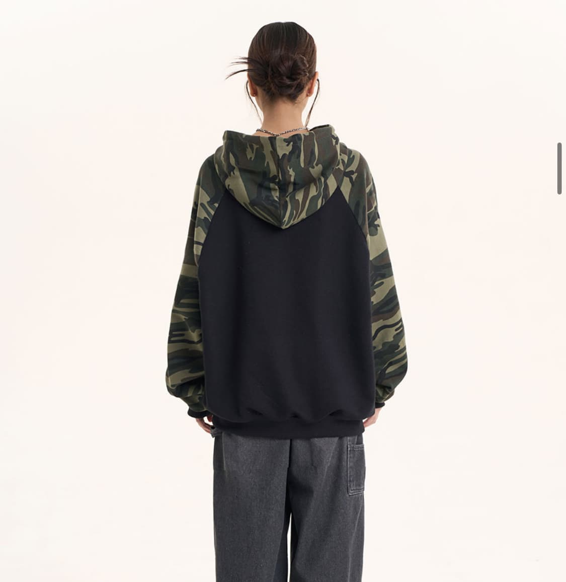 벤힛 카모 래글런 후드티 상품이미지3