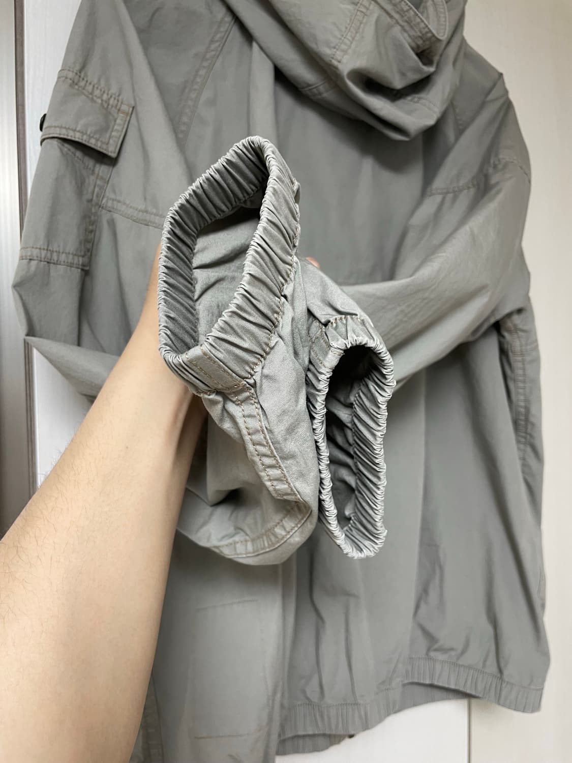 카키스 바람막이 Hooded Wind Jacket Grey색상 M사이즈 상품이미지5