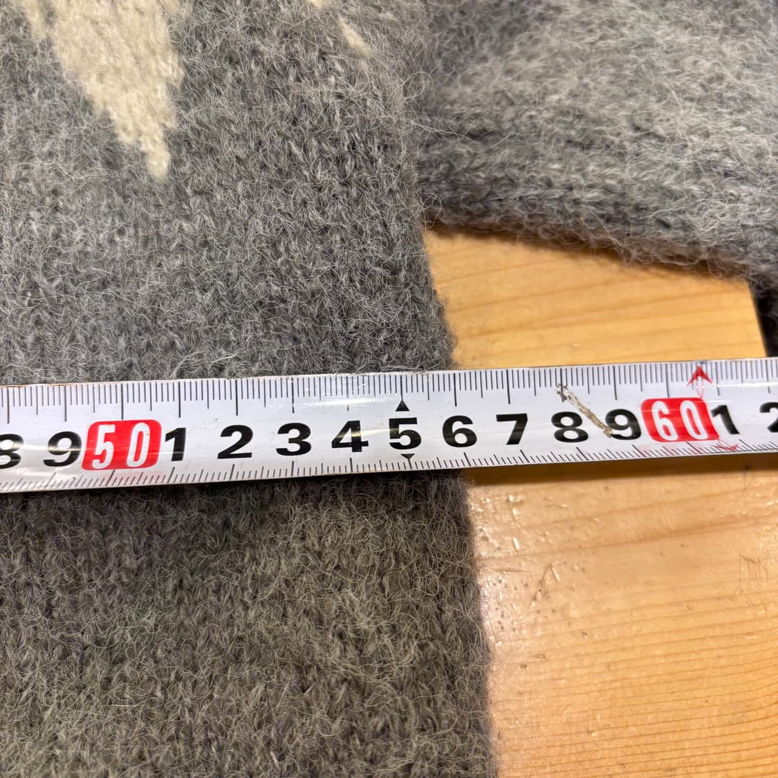 빈티지 패턴 후드 니트 가디건 상품이미지5