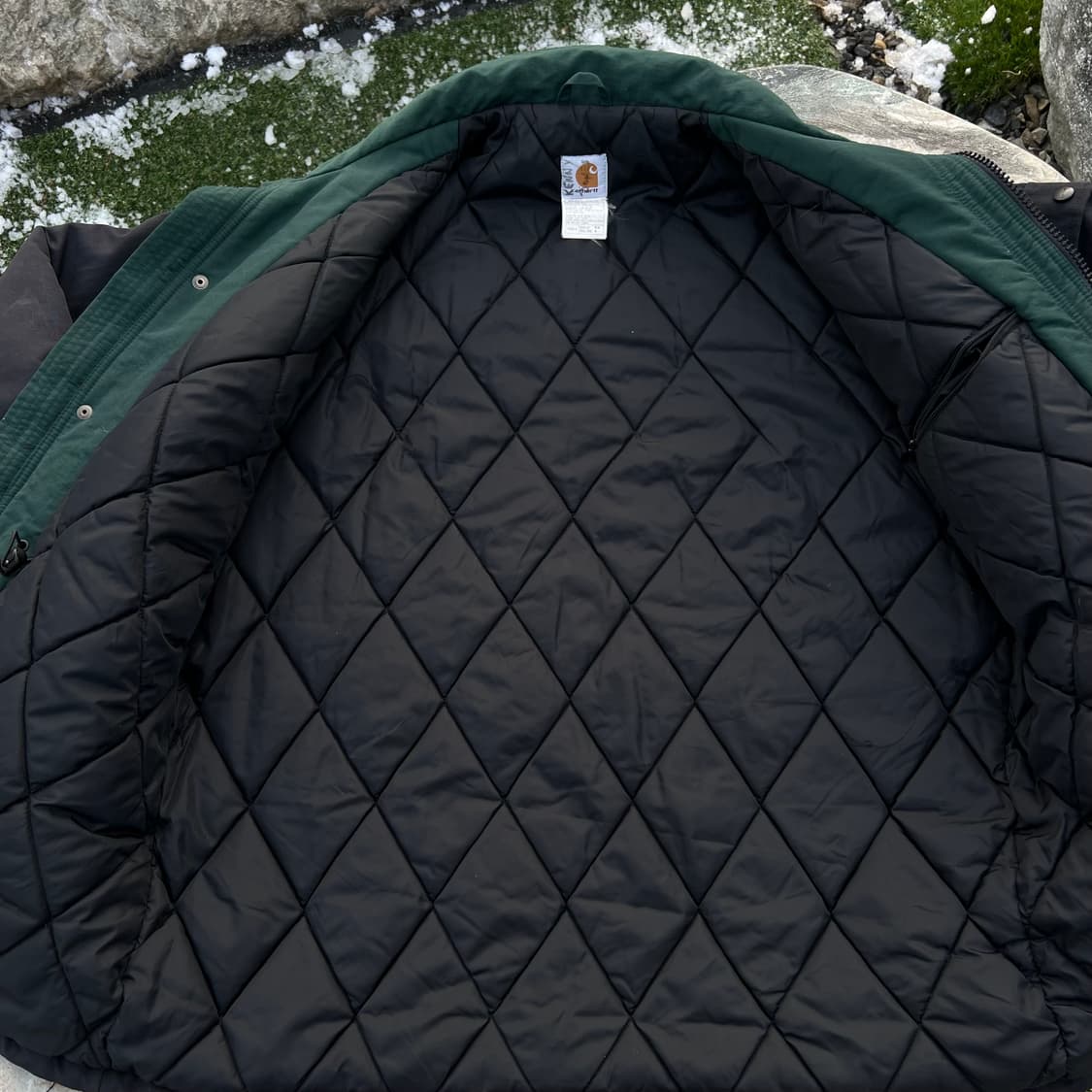 Carhartt 칼하트 2way 투포켓 패딩 점퍼 상품이미지4