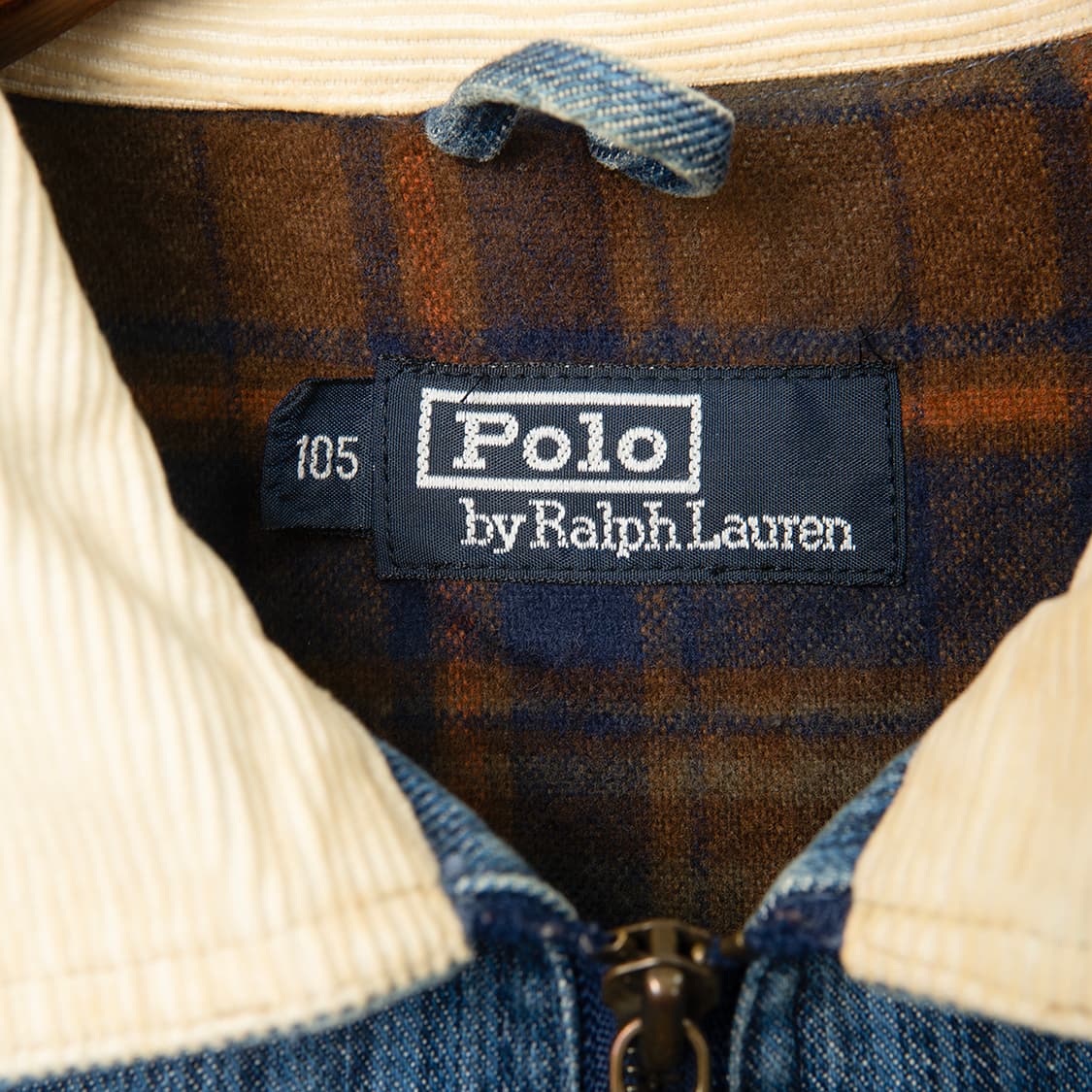 [108] 90s~ 폴로 랄프로렌 블랭킷 라이닝 데님자켓 스윙탑  상품이미지7