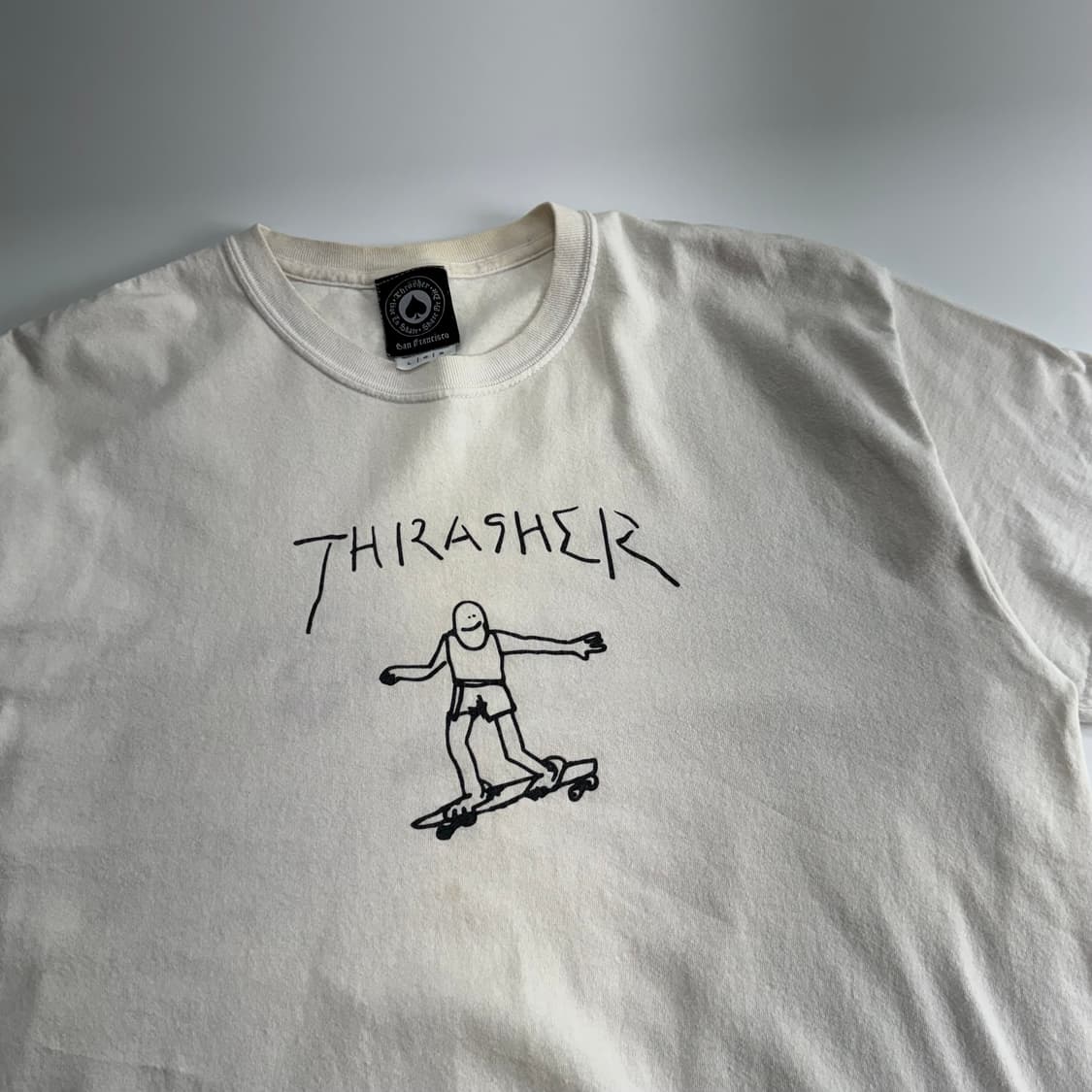 Thrasher 트레셔 그래픽 화이트 반팔 상품이미지4