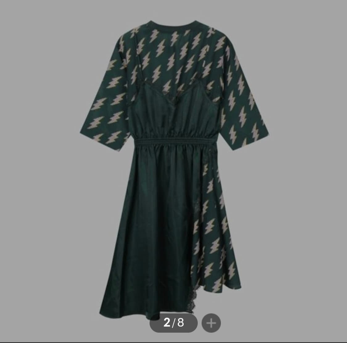 쥬시쥬디 번개프린트레이어드형원피스 상품이미지9