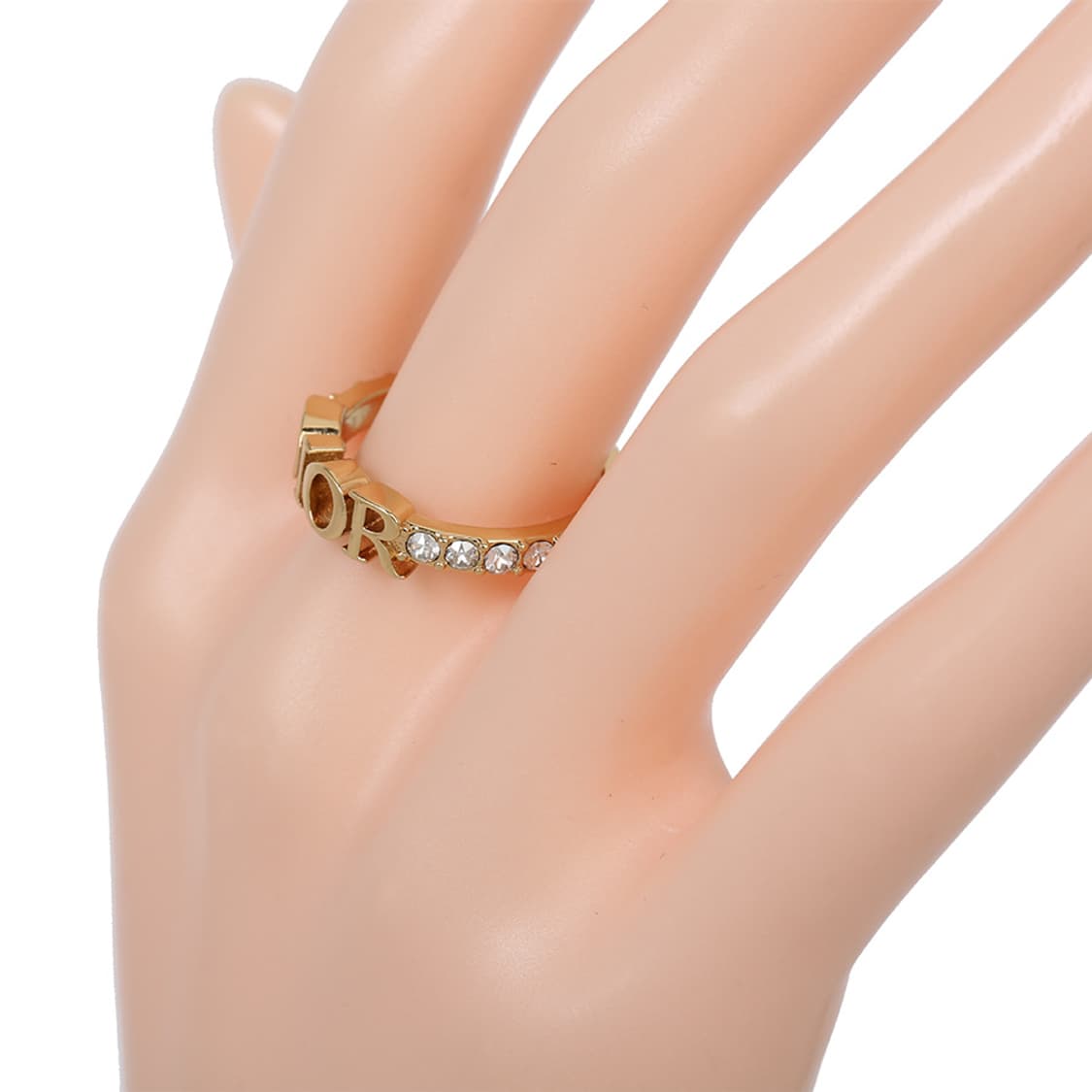 디올 레볼루션 반지 골드 피니시 스파클링 크리스탈 링 R1009DVOCY 상품이미지6