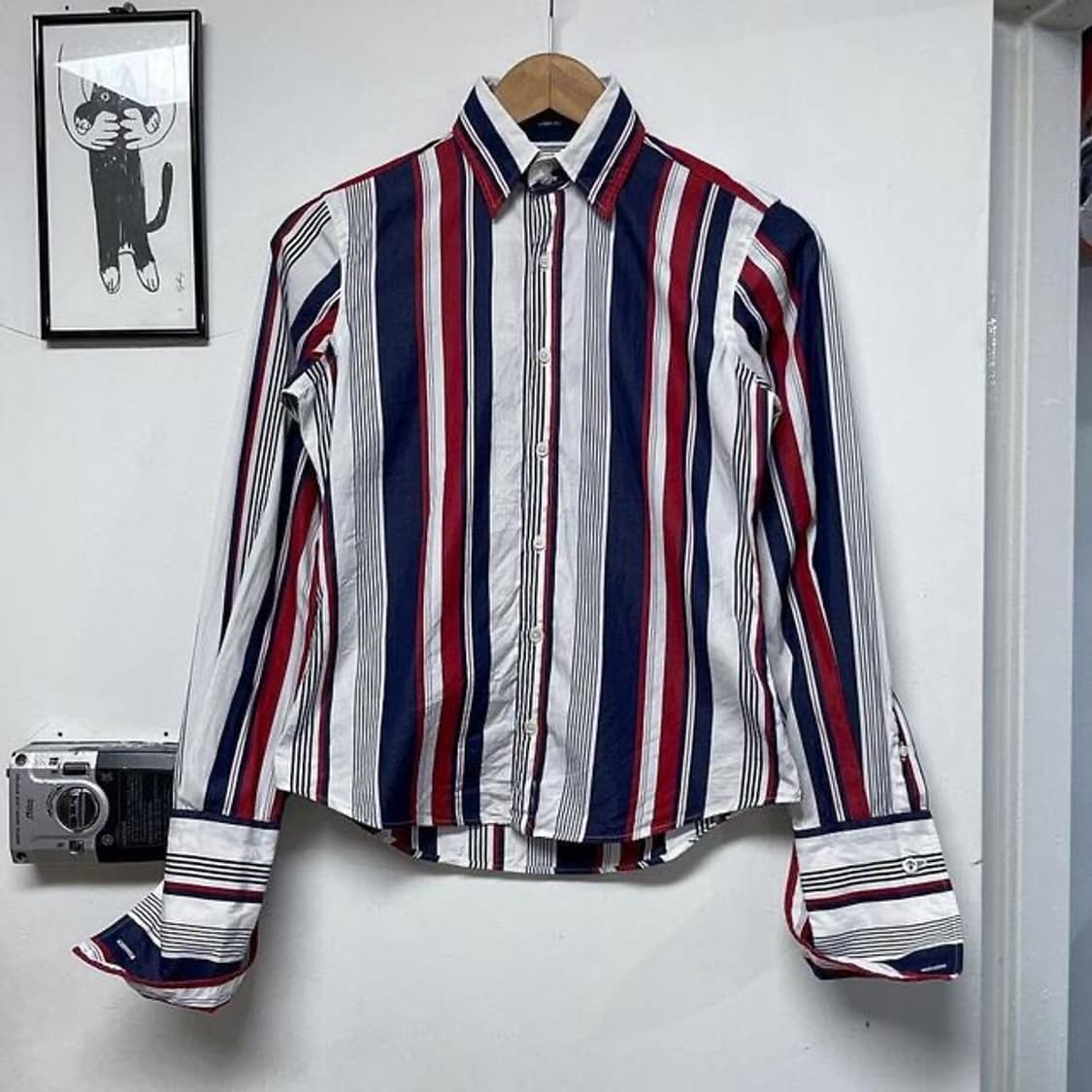 랄프로렌 우먼 스트라이프 셔츠   상품이미지1