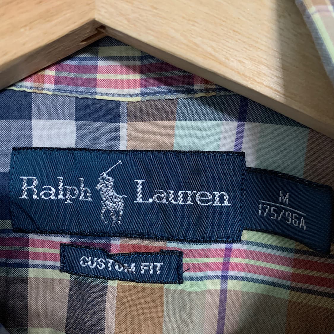 폴로 랄프로렌 반팔 체크 셔츠 M 상품이미지2