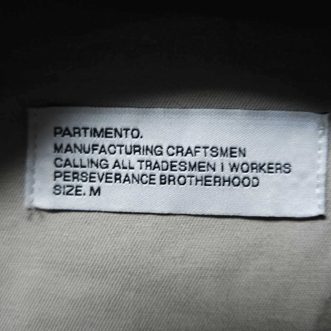 M ) 파르티멘토 오버핏 코튼 후드 자켓 상품이미지6