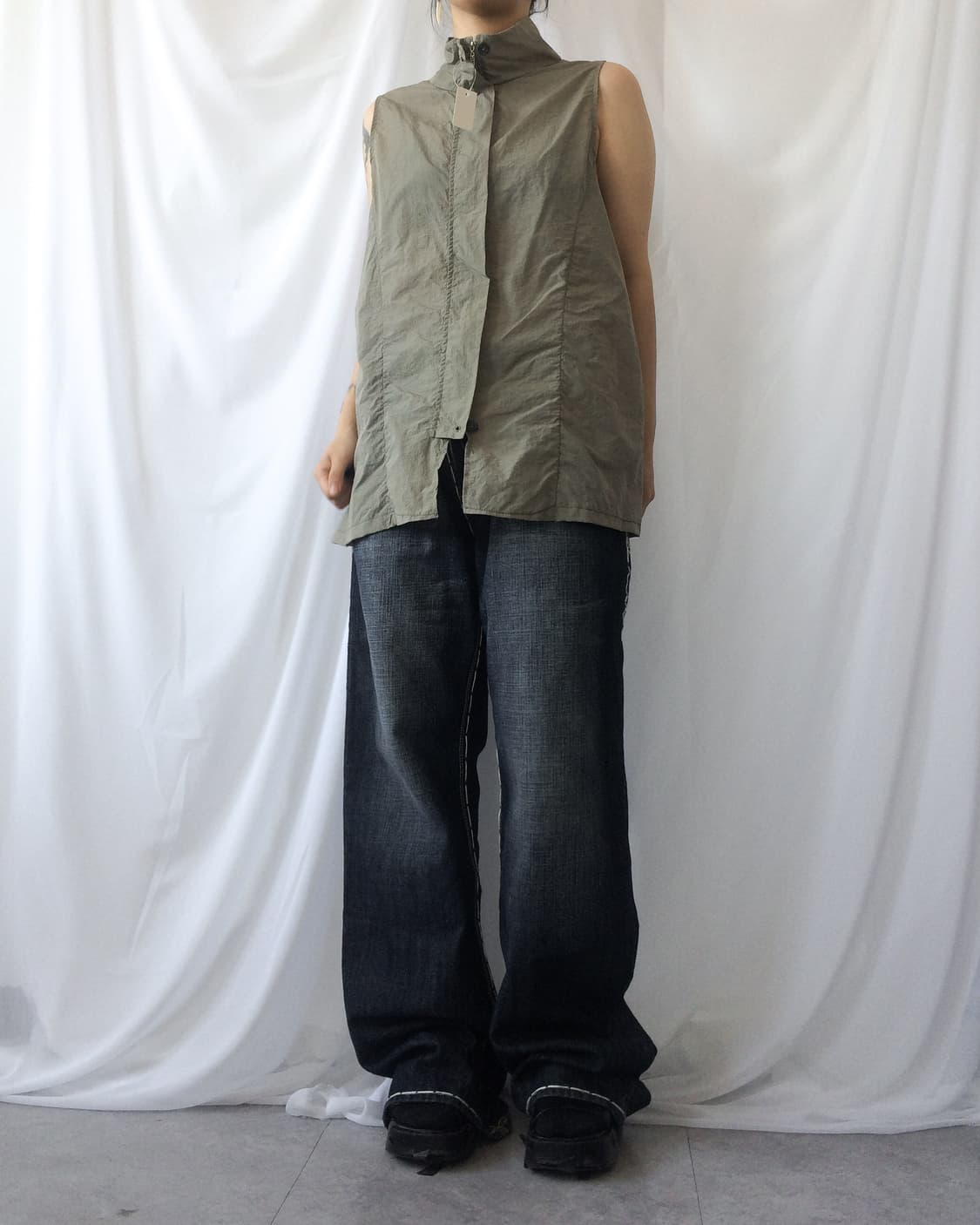 High neck vest 상품이미지6