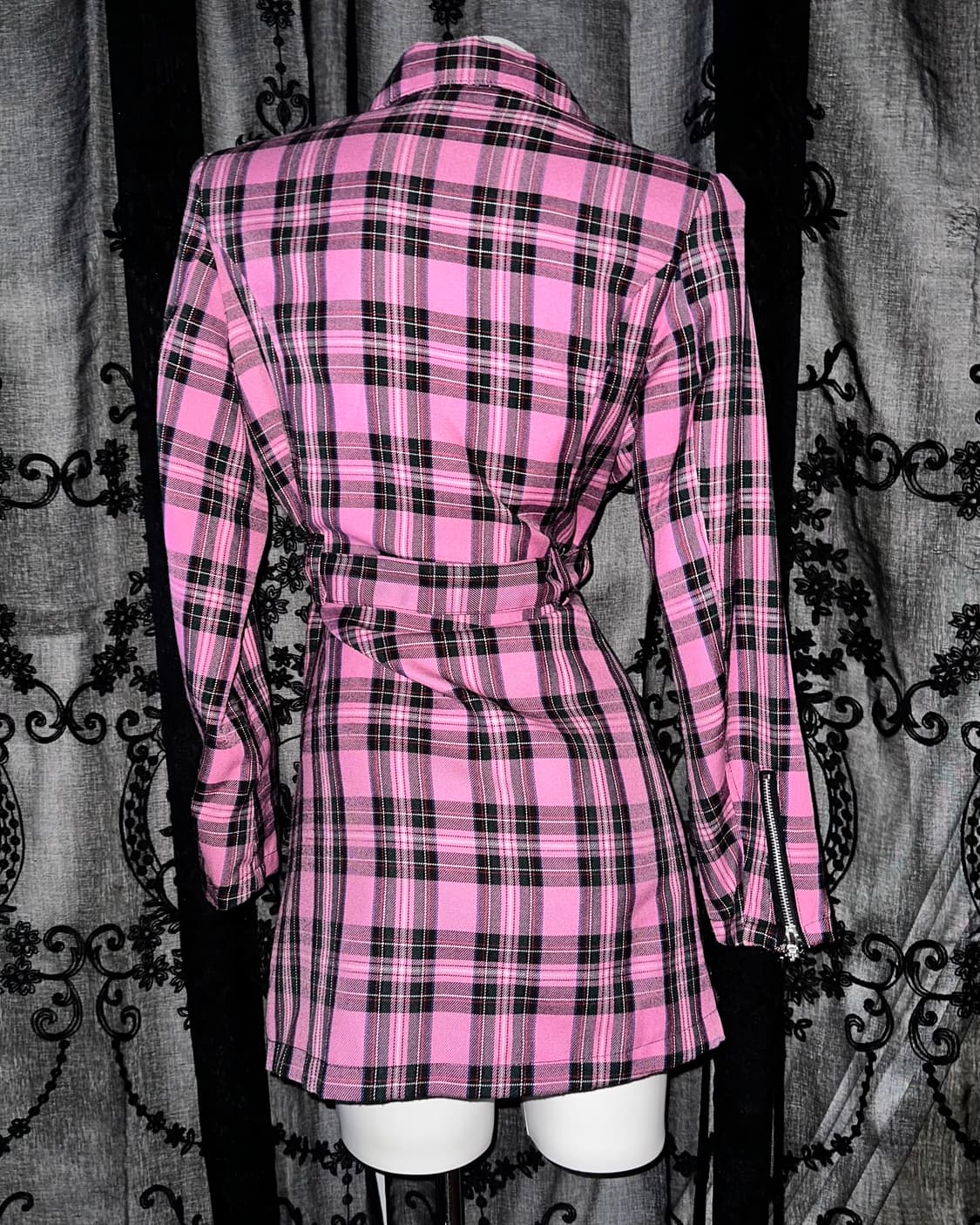 Mad Punk Pink Check Jacket 상품이미지5