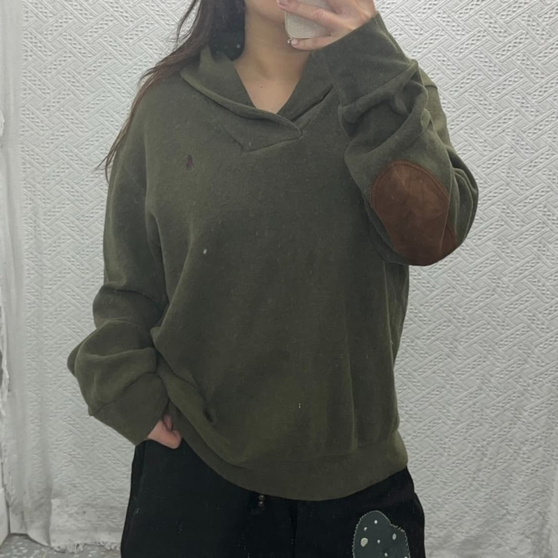 폴로 랄프로렌 자수로고 숄카라 니트 105 C06286 상품이미지1