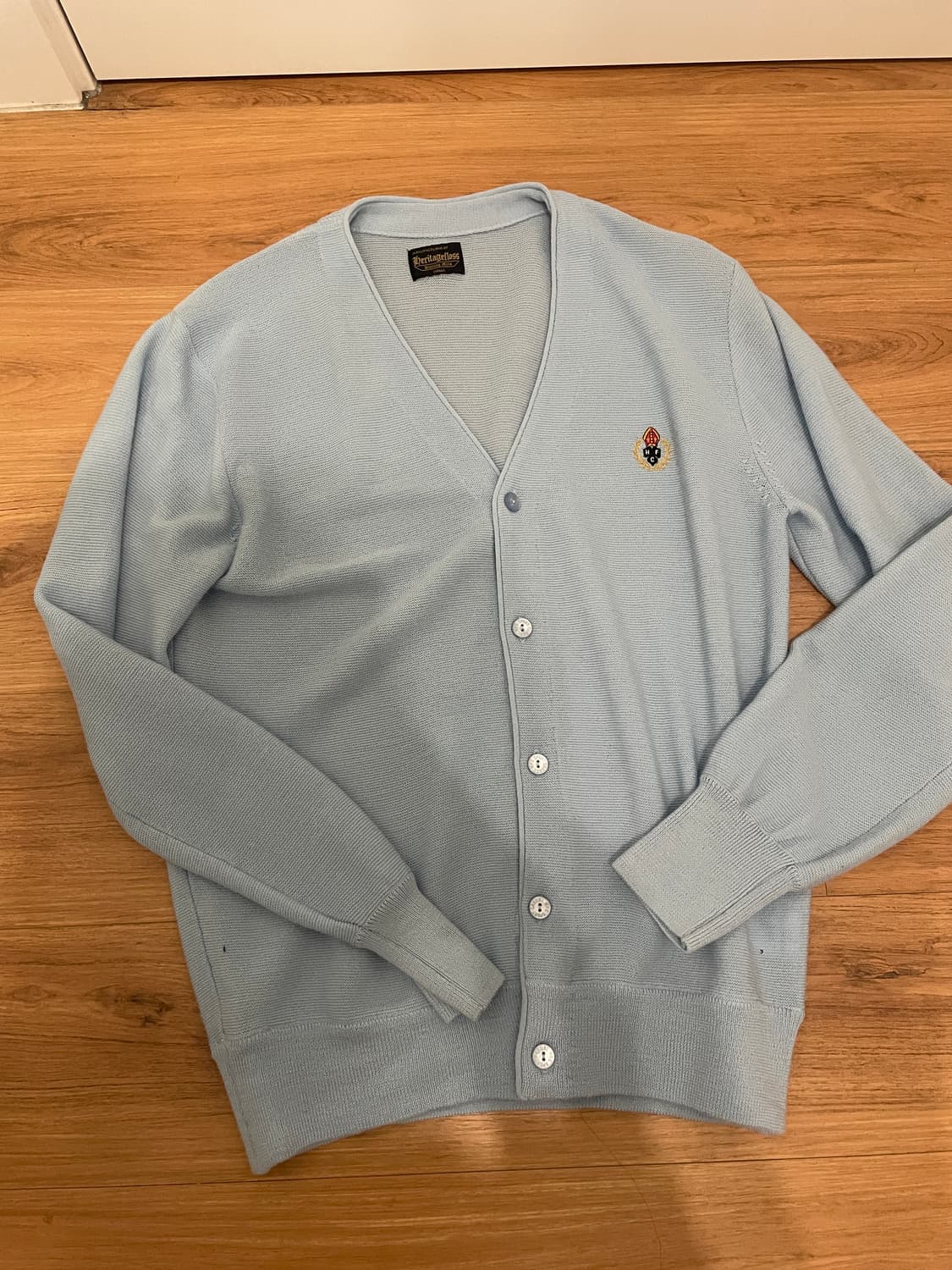 헤리티지플로스 가디건 스카이블루 s 상품이미지2