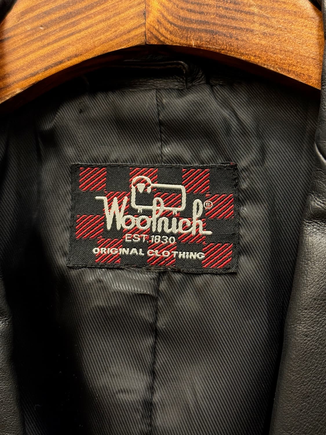 WOOLRICH Leather Car Coat 상품이미지7