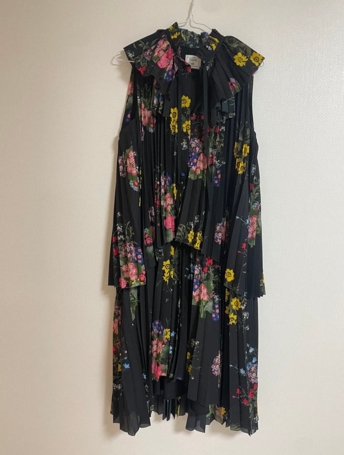 ERDEM x H&M 플리츠 원피스 상품이미지1