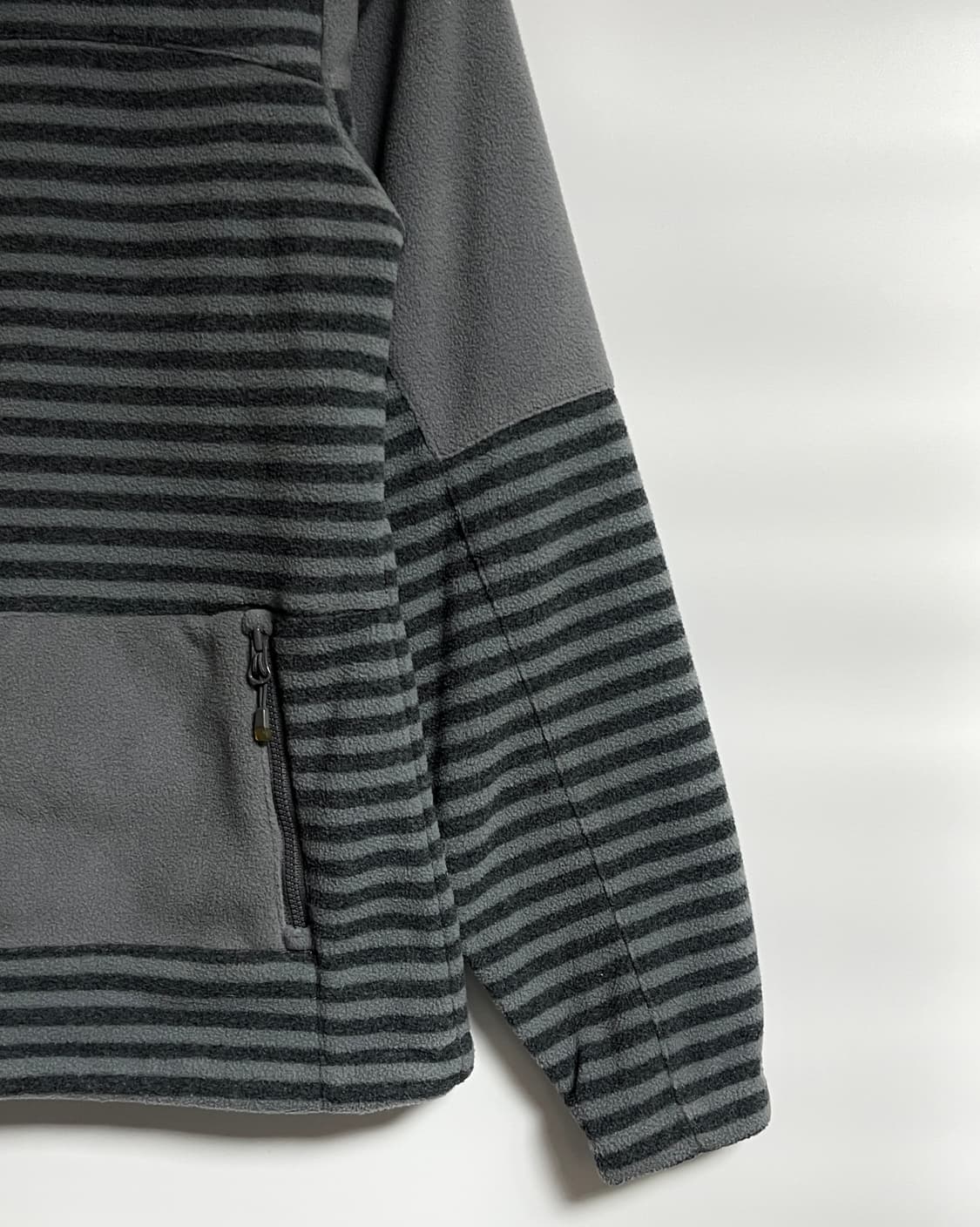 노스페이스 스트라이프 플리스 후리스 자켓 점퍼 85 상품이미지2