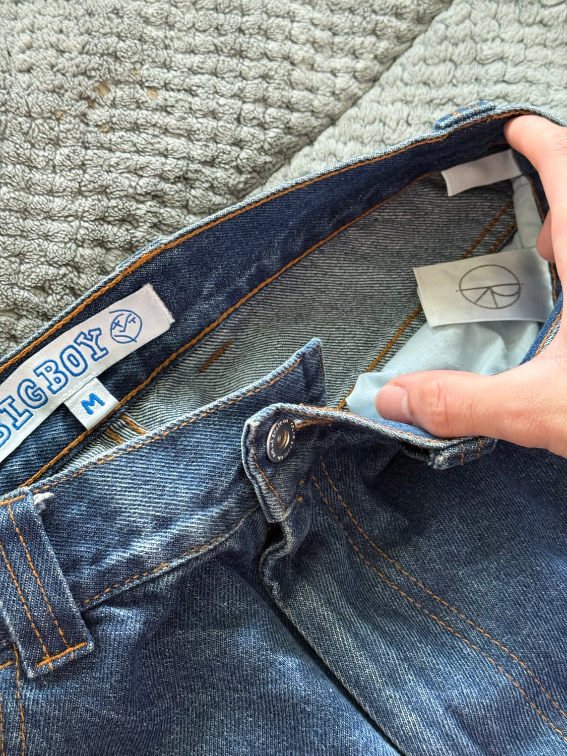 폴라스케이트 구형 빅보이 데님팬츠 상품이미지5