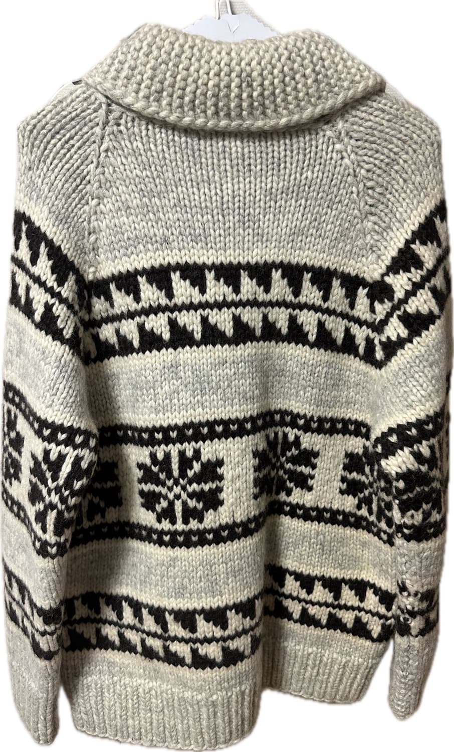 [Made in Canada] 헤비울 코위찬 가디건 (드라이클리닝 완료) 상품이미지2