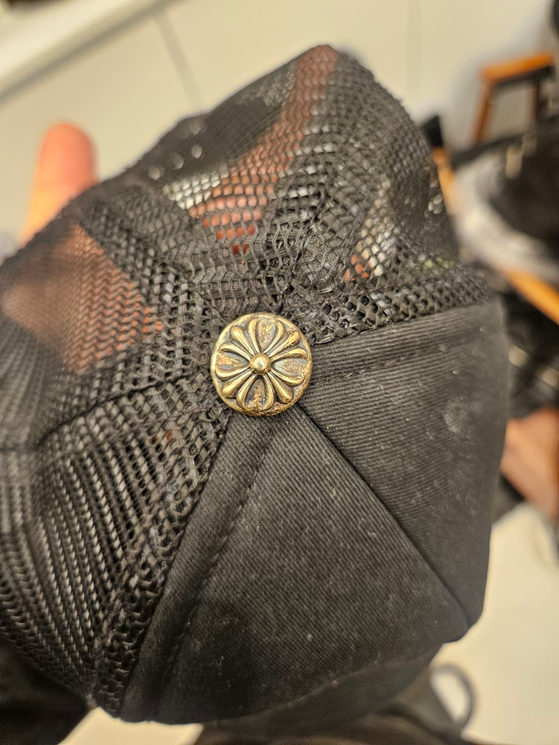 크롬하츠 신세계 정품 레더패치 캡 모자 상품이미지2