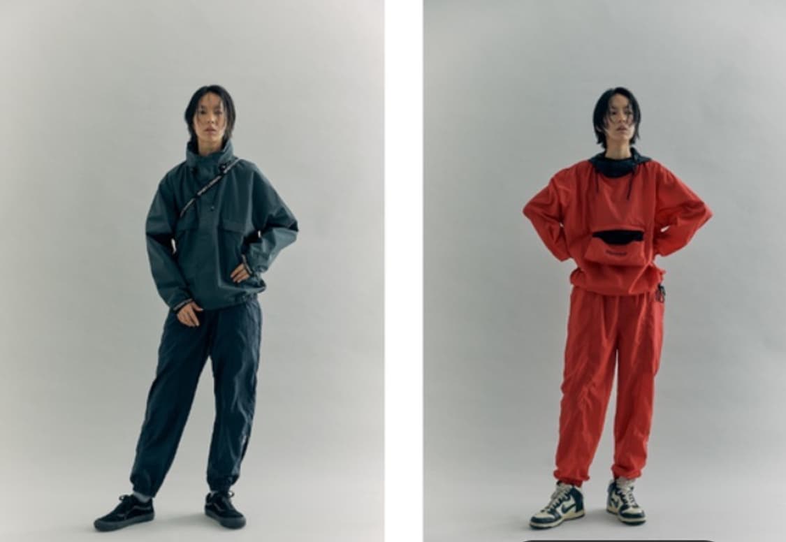 헤리티지플로스 블랙 아노락 셋업 L/M 상품이미지9