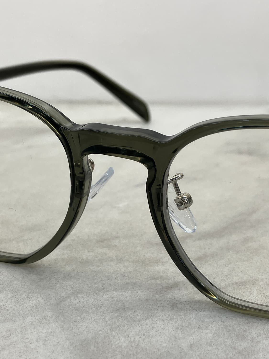 B62 HL 유광 카키 웰링턴 뿔테 안경7670 상품이미지5