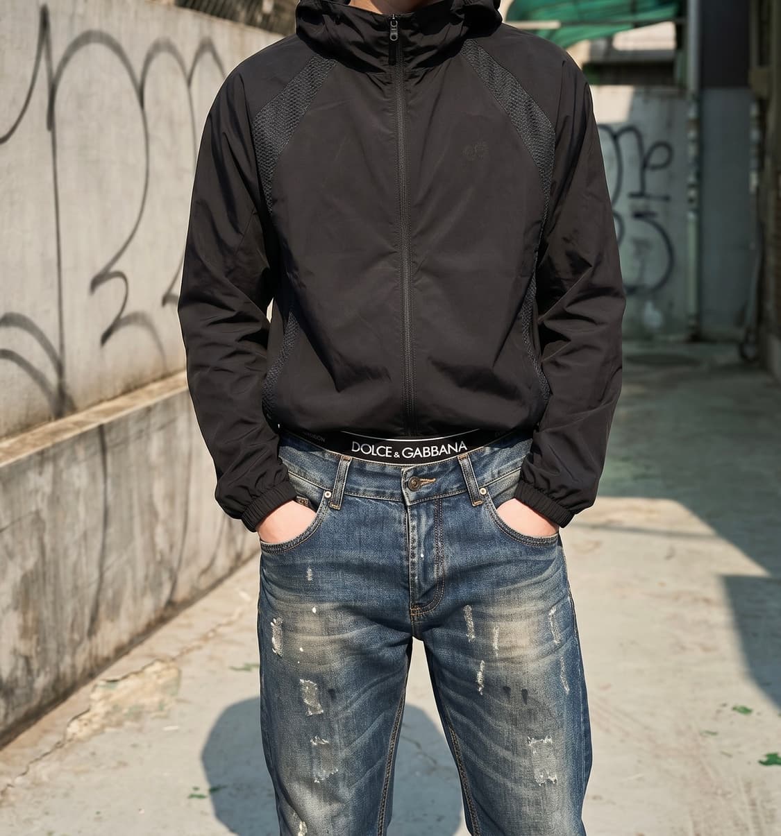 32/ 돌체앤가바나 페인팅 워싱 데님팬츠 상품이미지2