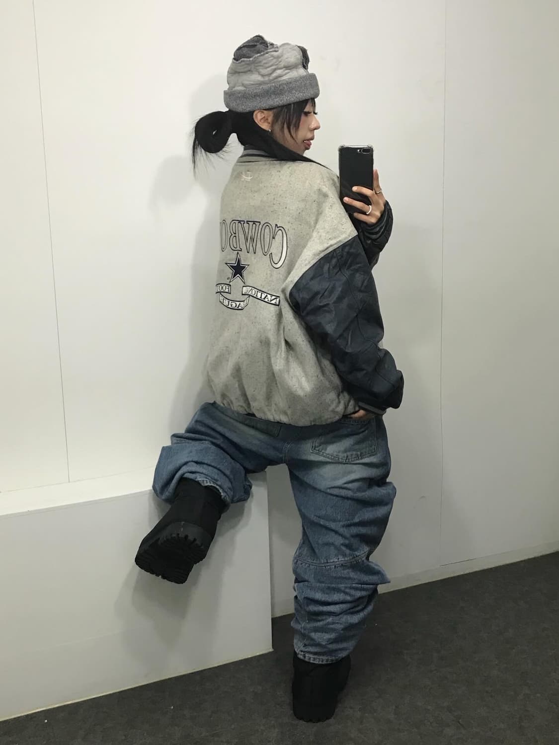 <NFL Dallas Cowboys Logo Varsity Jacket 상품이미지6