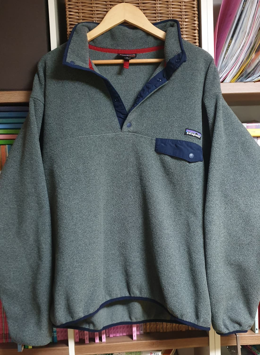 파타고니아 라이트웨이트 신칠라 플리스 풀오버 니켈 XL사이즈 상품이미지1