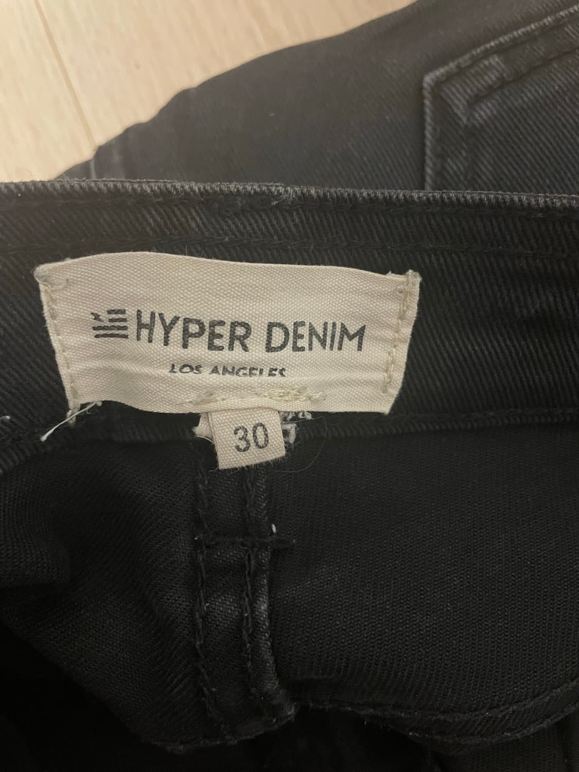 하이퍼 데님 Charcoal 검정 청바지 상품이미지2