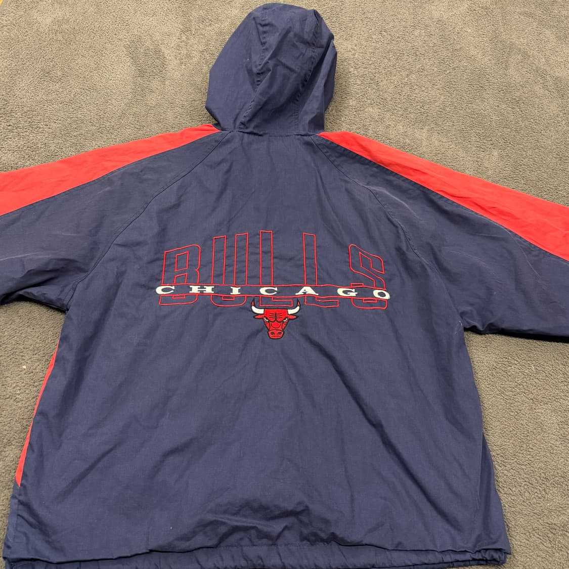 [정품/XL] 스타터 NBA 올드스쿨 시카고 불스 윈드 브레이커자켓 c1 상품이미지4