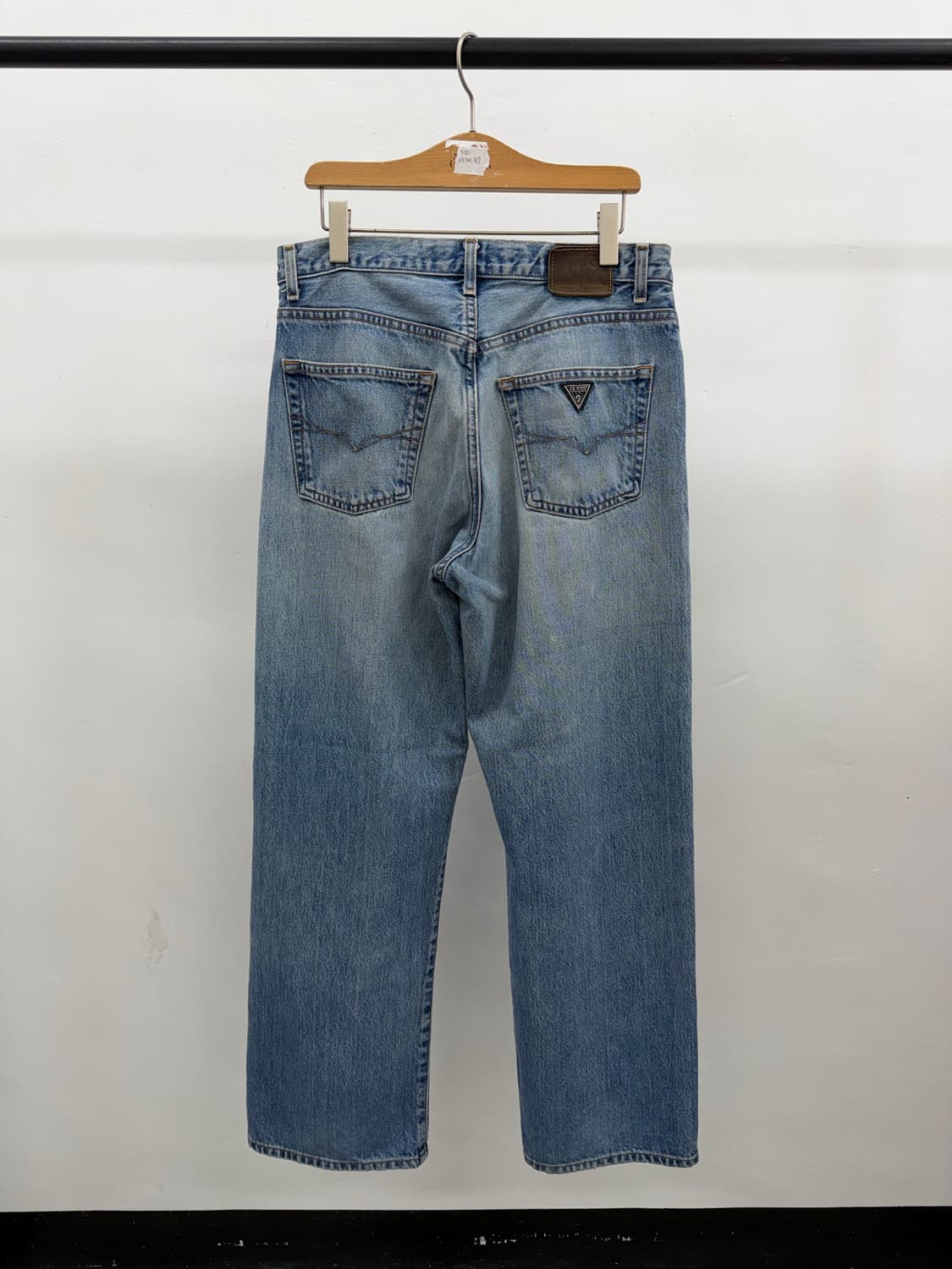 90s GUESS 트라이앵글 로고 빈티지 데님 팬츠 상품이미지5
