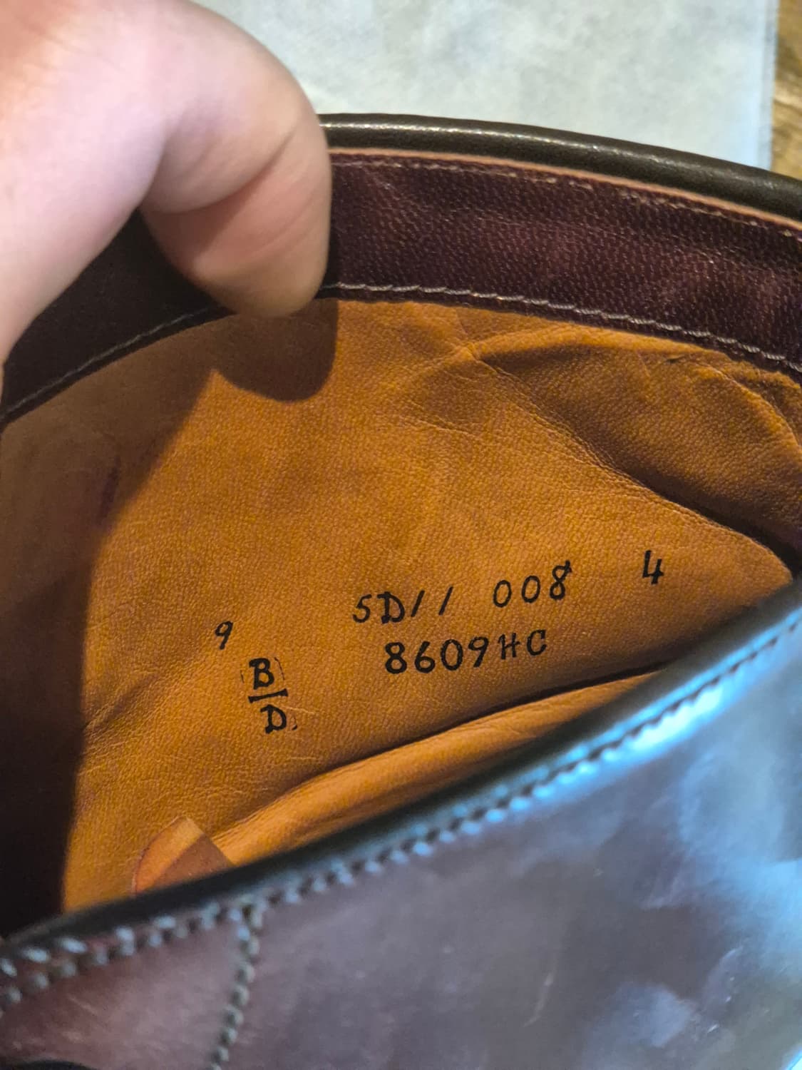 알든 8609HC 플레인토 쉘코도반 부츠 9D 상품이미지9