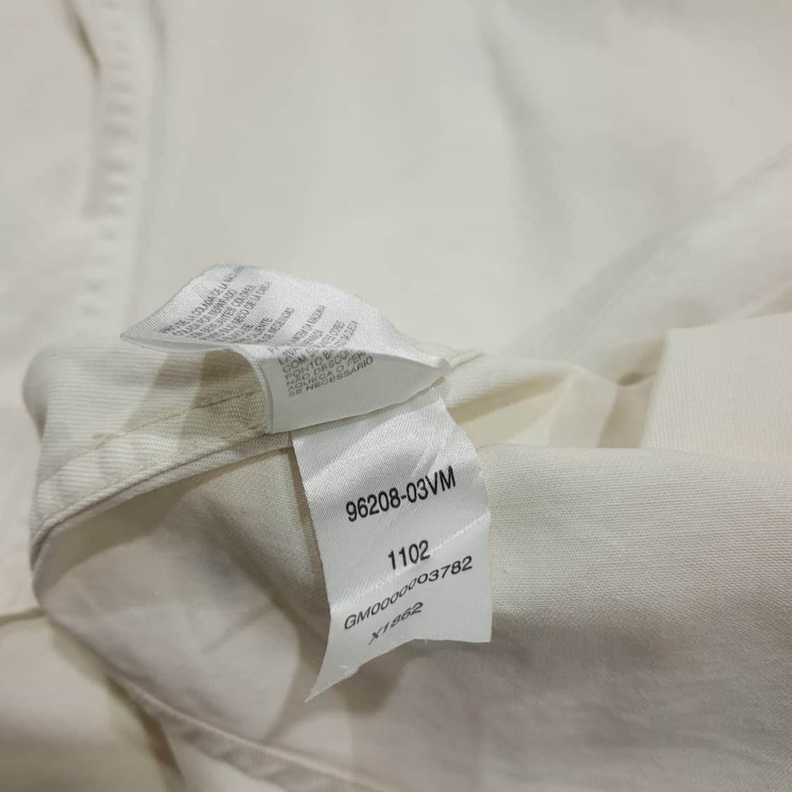 CL581 XL 할리데이비슨 00s 홍콩판 코튼 아이보리 셔츠 상품이미지8