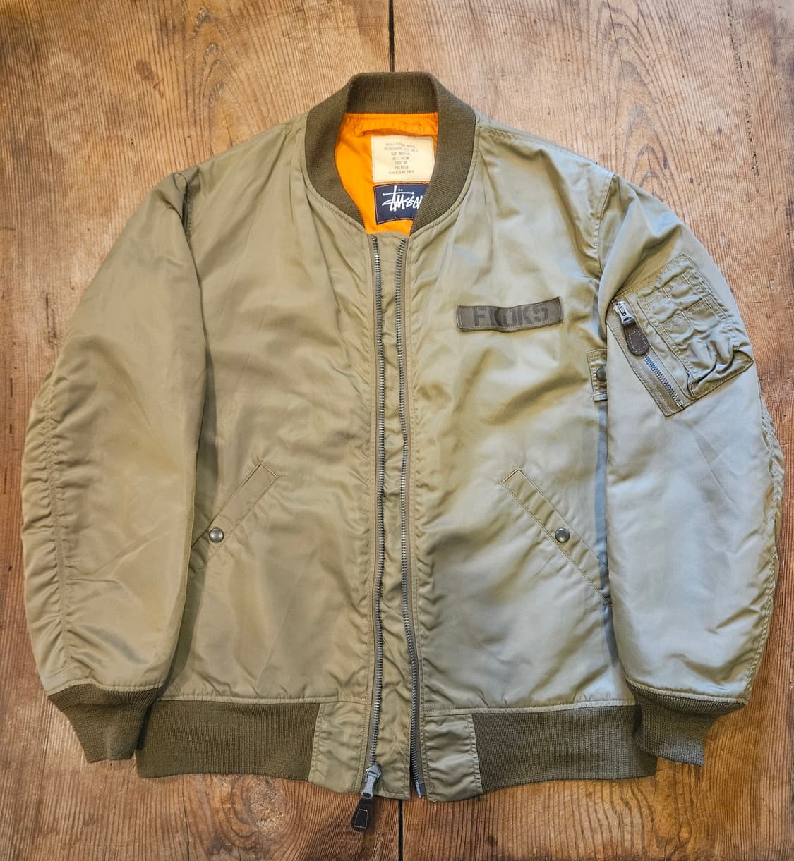 90s 빈티지 아카이브 스투시 ma-1 상품이미지1