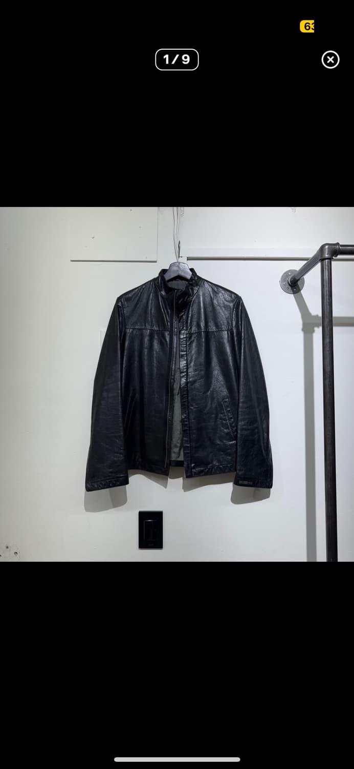 [M]디젤 싱글라이더 가죽자켓 상품이미지1