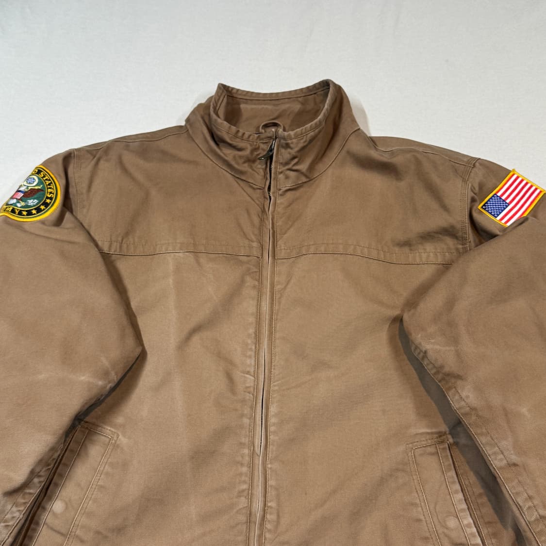3XL) Burk's Bay USA 덕 캔버스 워크웨어 워크 자켓 상품이미지2
