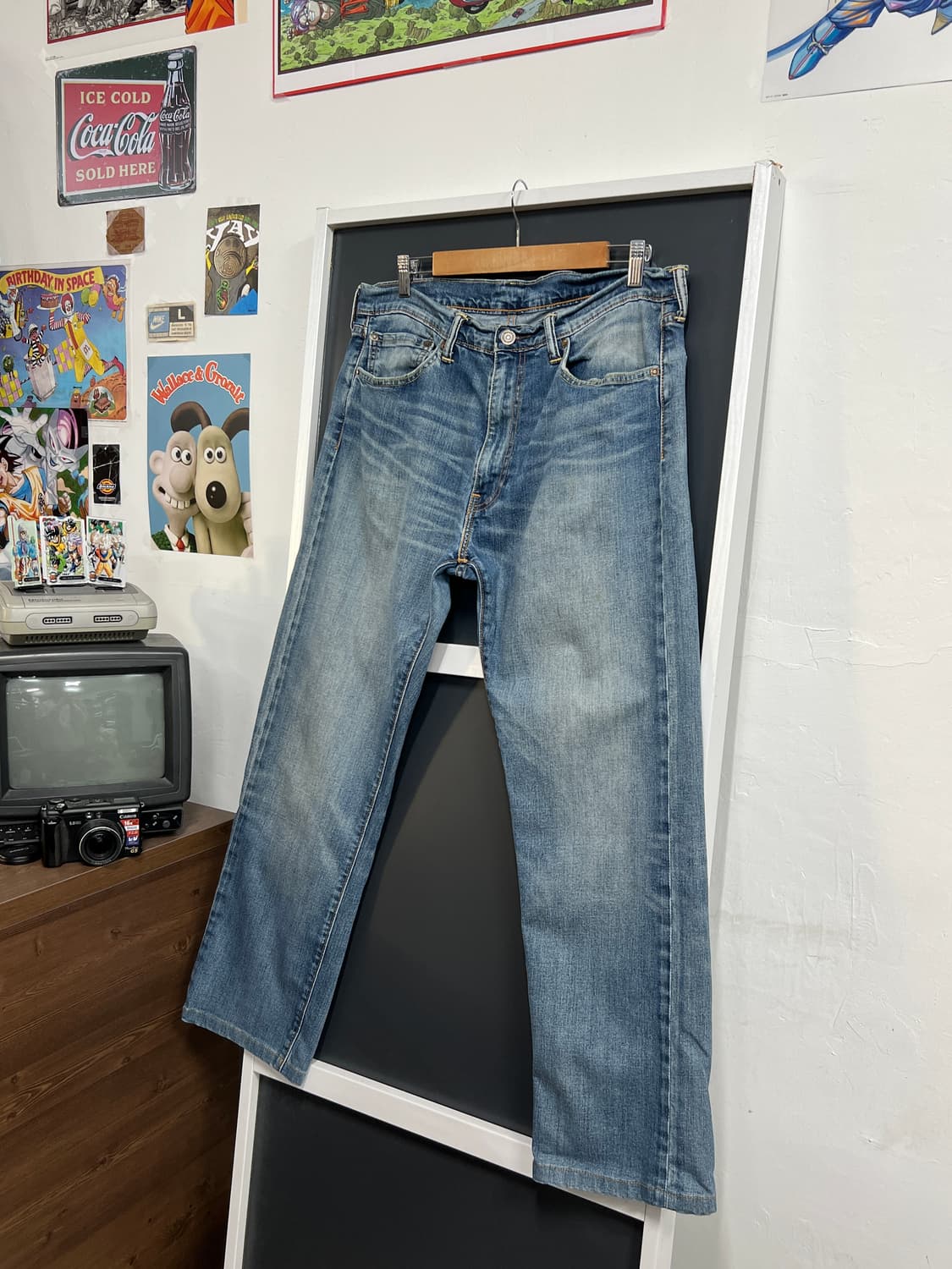 Levis 리바이스 505 와이드핏 데님 팬츠 상품이미지8
