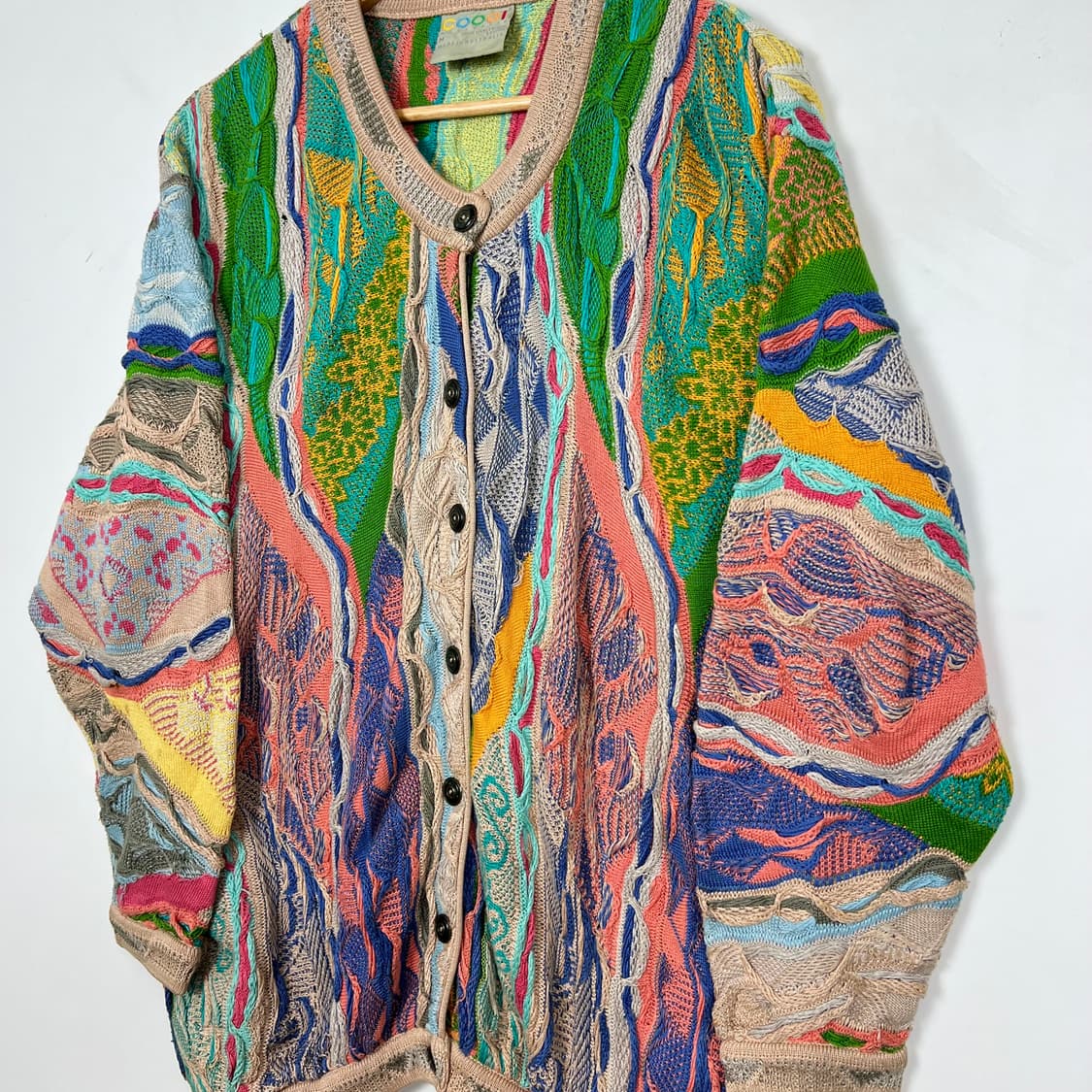 COOGI 쿠지 라운드넥 케이블 가디건 상품이미지3