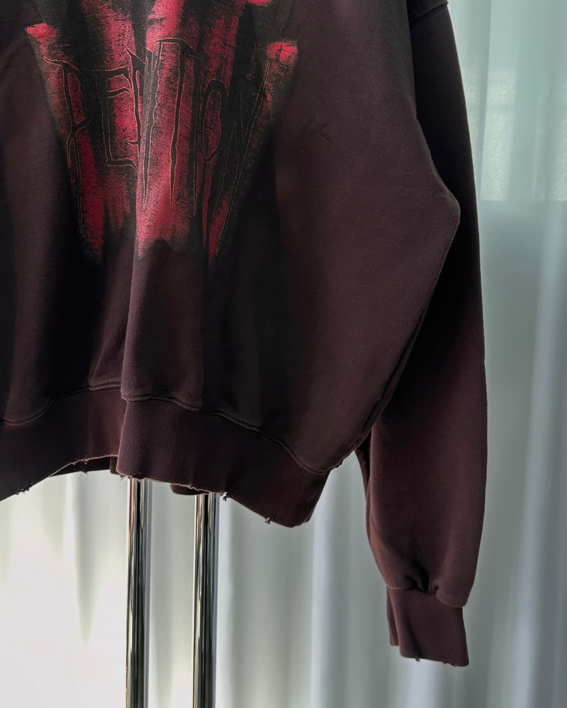 [L-XL]언더마이카 퍼디션 오글레베일 후드 옥스 블러드 22FW 상품이미지5