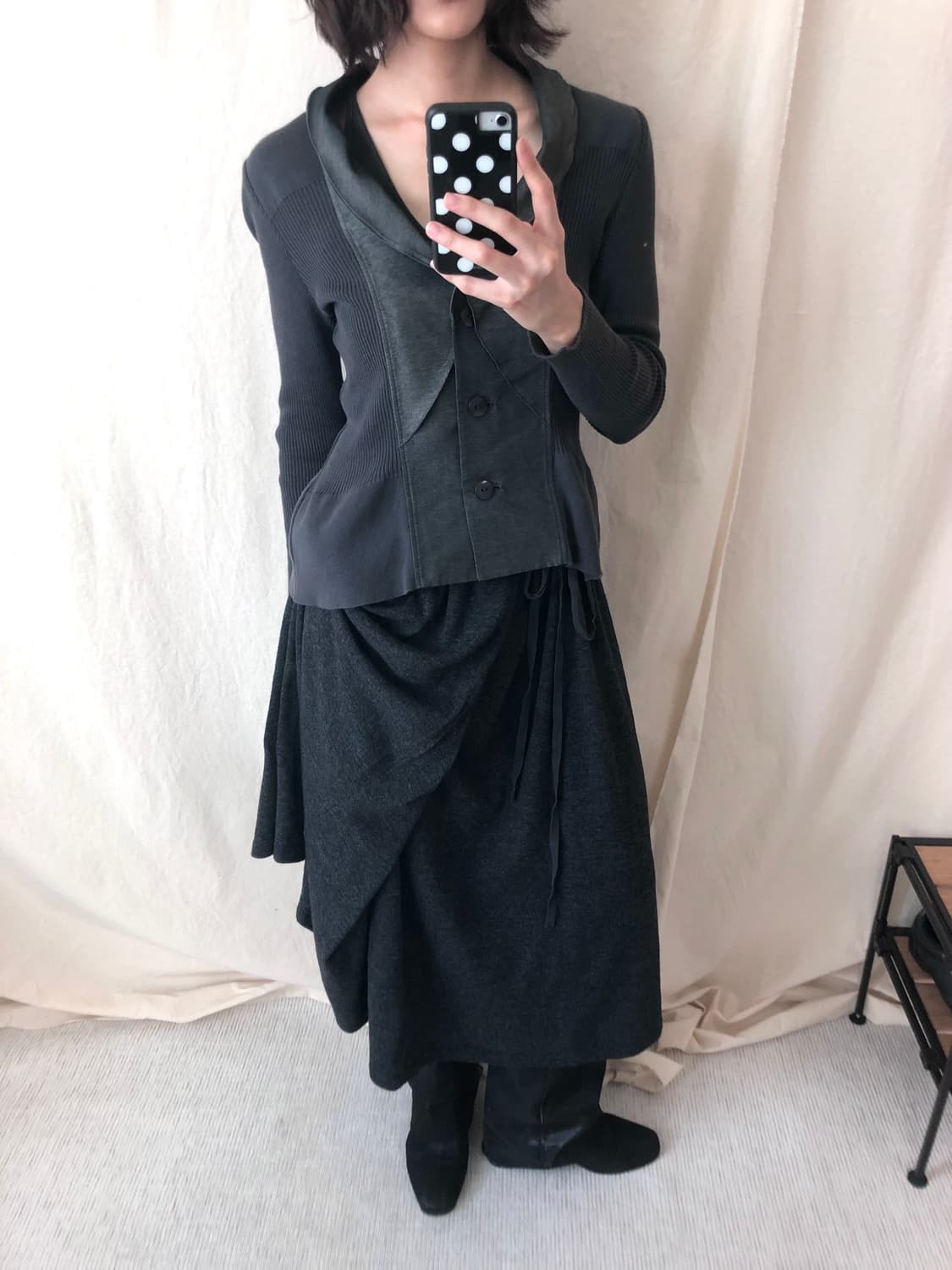 Plantation Wool• Cashmere Wrap Skirt 상품이미지7