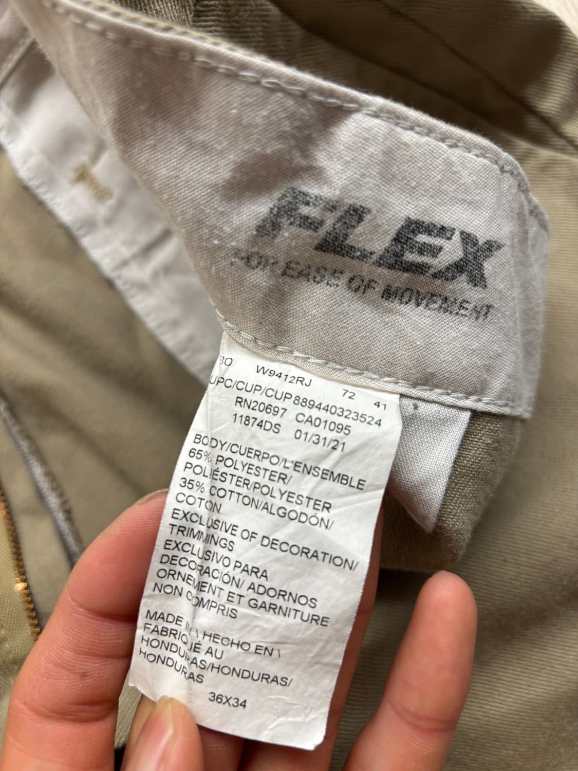 빈티지 디키즈 874 플렉스 워크 팬츠 36/34 상품이미지5